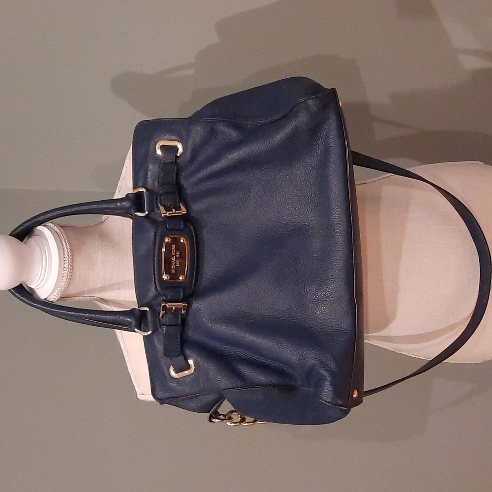 MK navy Hamilton bag